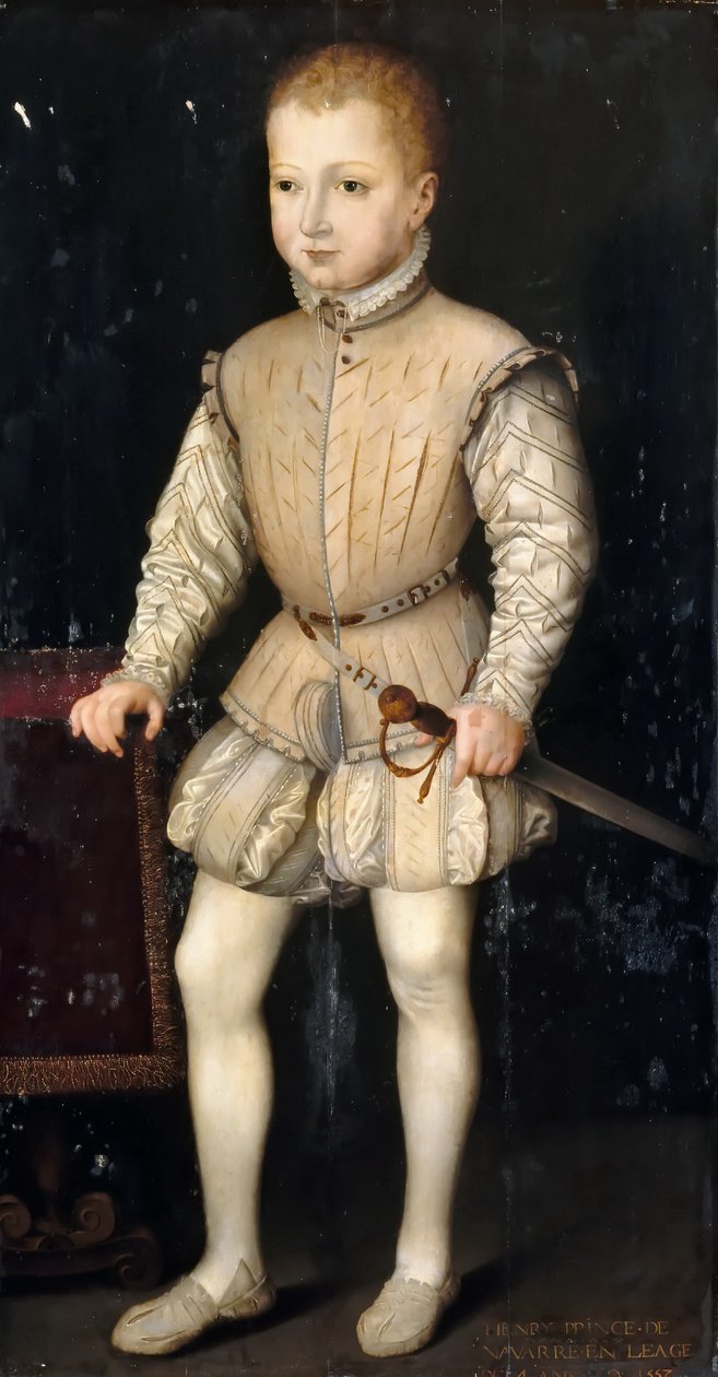 Henryk IV Francji jako dziecko autorstwa François Clouet