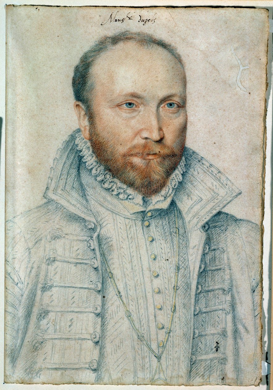 Portret Antoine de Crussol, pierwszego księcia Uzes autorstwa François Clouet