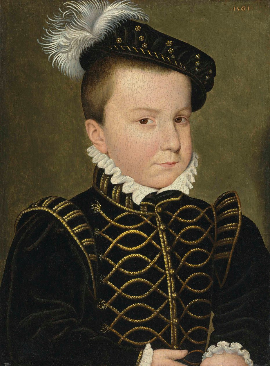 Portret Hercule-François, księcia Alençon i Anjou (1555-1584) autorstwa François Clouet