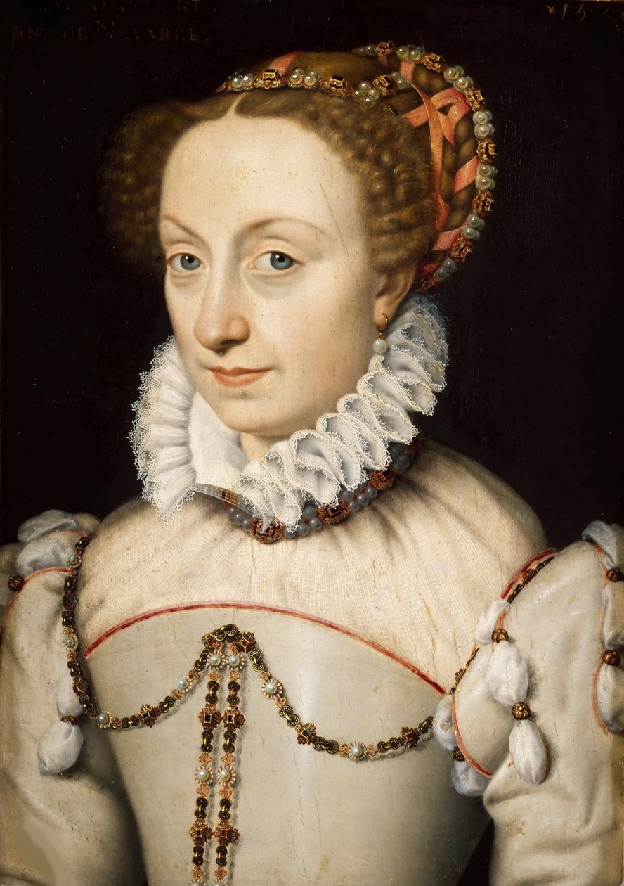 Portret Joanny III z Nawarry 1528-1572, 1570. autorstwa François Clouet