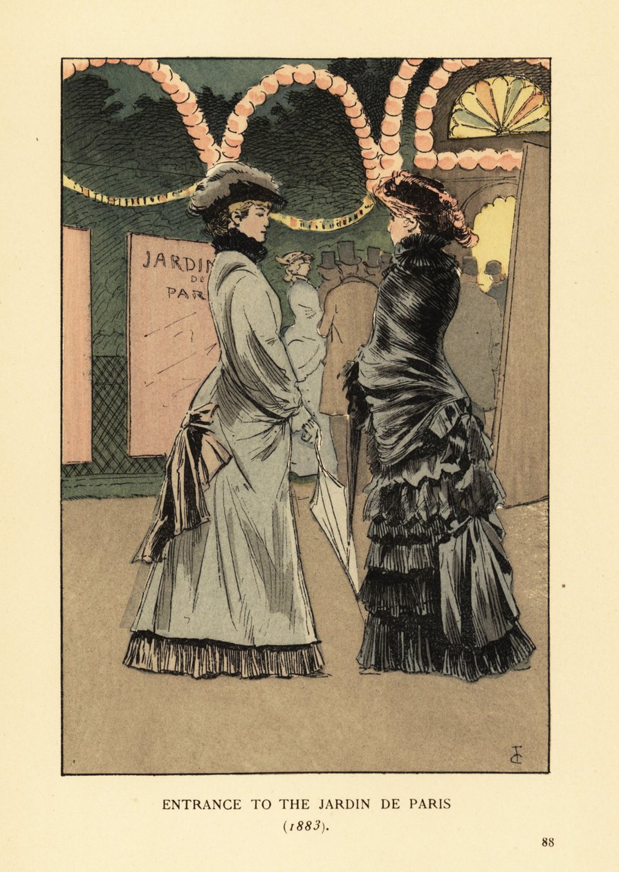 Wejście do Jardin de Paris autorstwa François Courboin