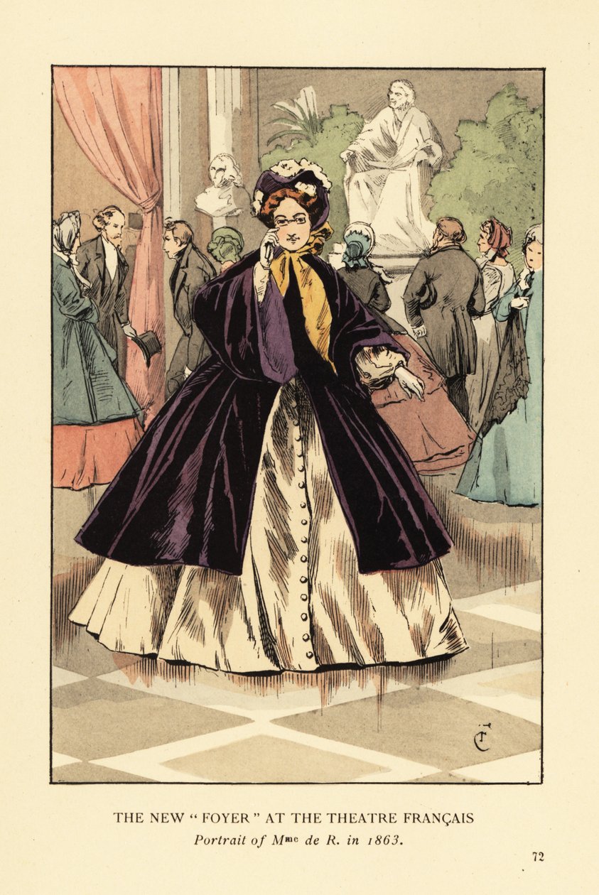 Nowe foyer Teatru Francais autorstwa François Courboin