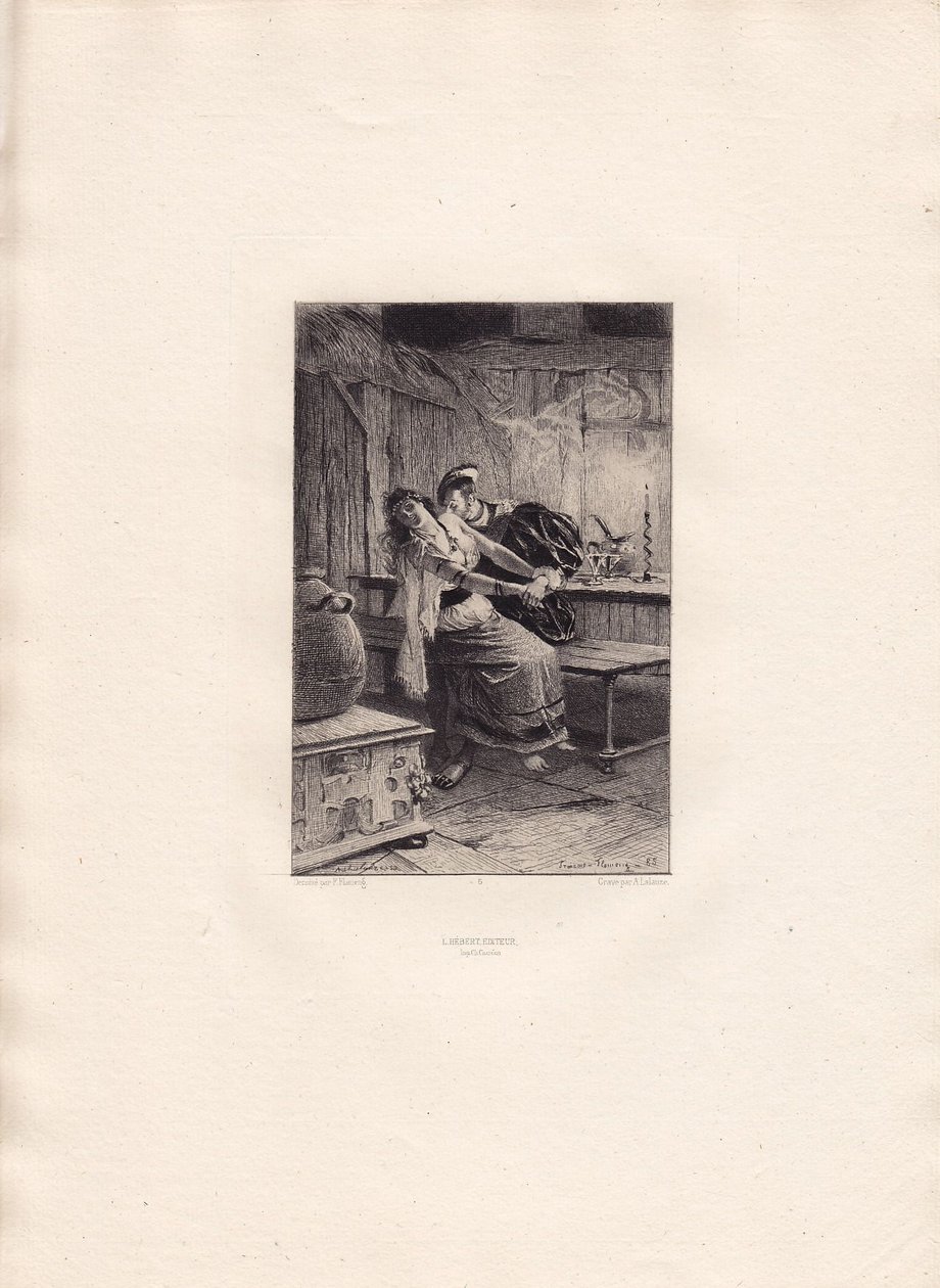 François Flameng - Victor Hugo - Król jest rozbawiony autorstwa Francois Flameng