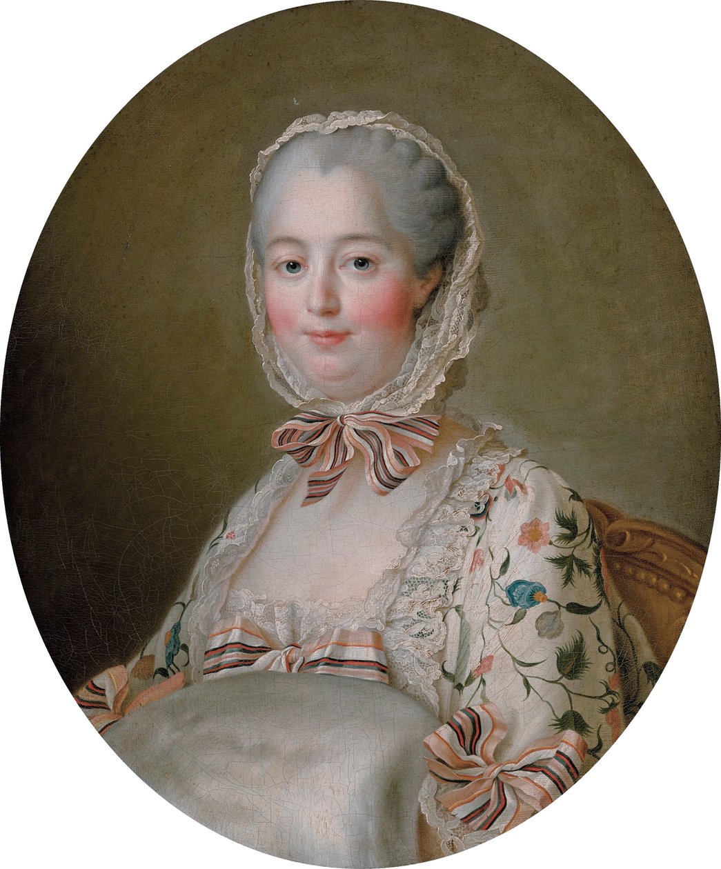 Jeanne-Antoinette Poisson, markiza de Pompadour (1721-1764), autor: François-Hubert Drouais autorstwa Francois Hubert Drouais
