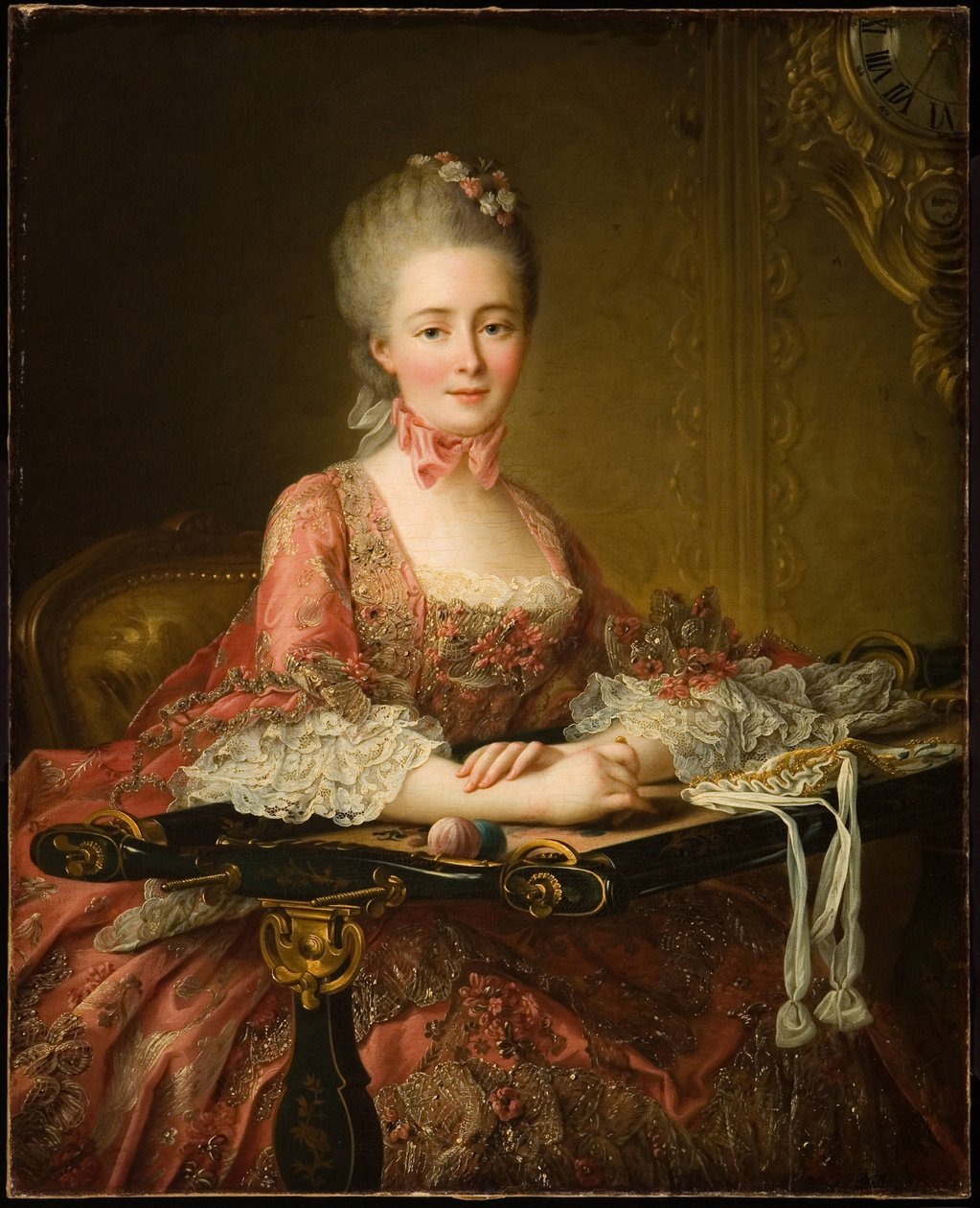 Markiza de Caumont La Force autorstwa Francois Hubert Drouais