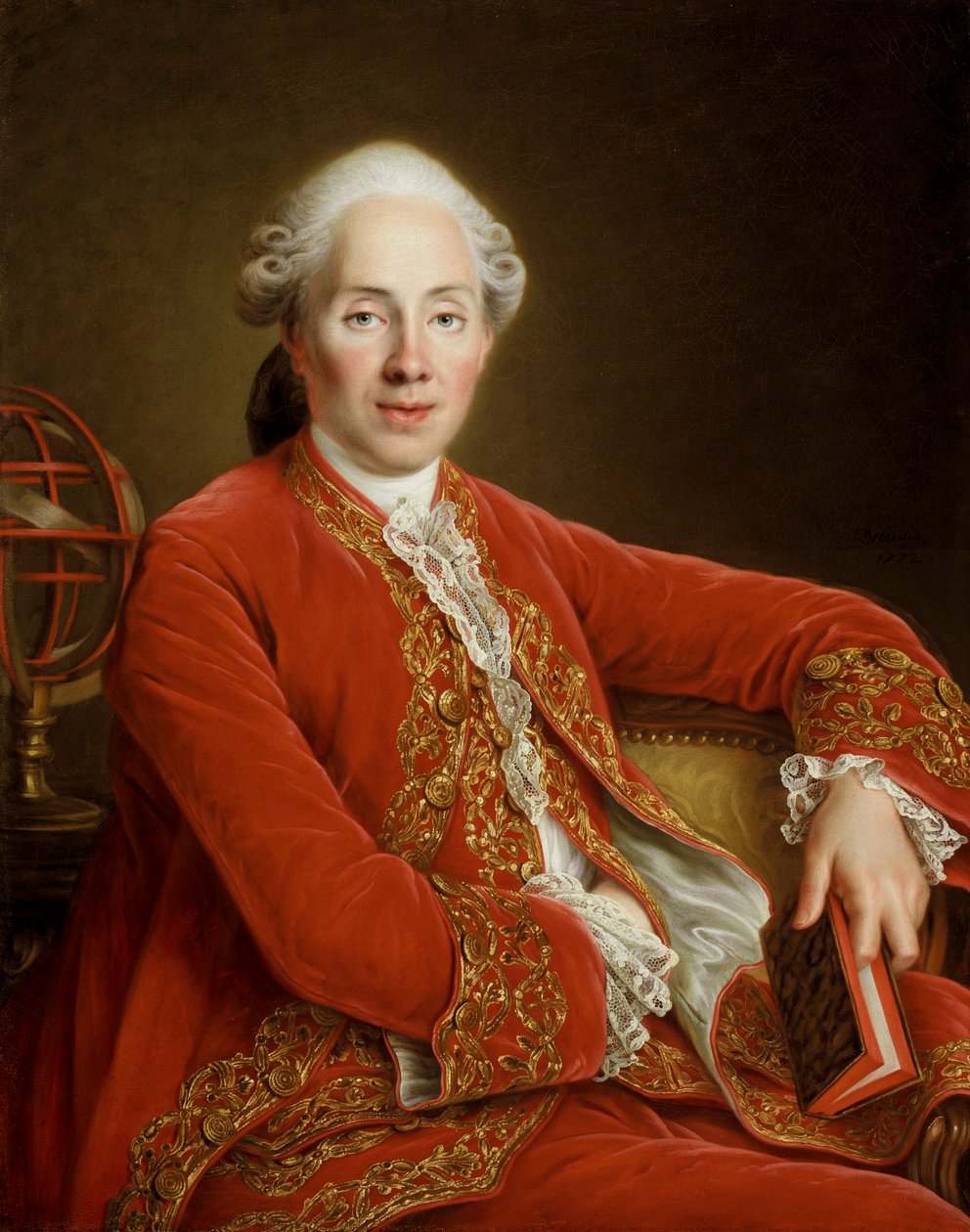 Pan Denis-Paul le Pot de la Fontaine autorstwa Francois Hubert Drouais