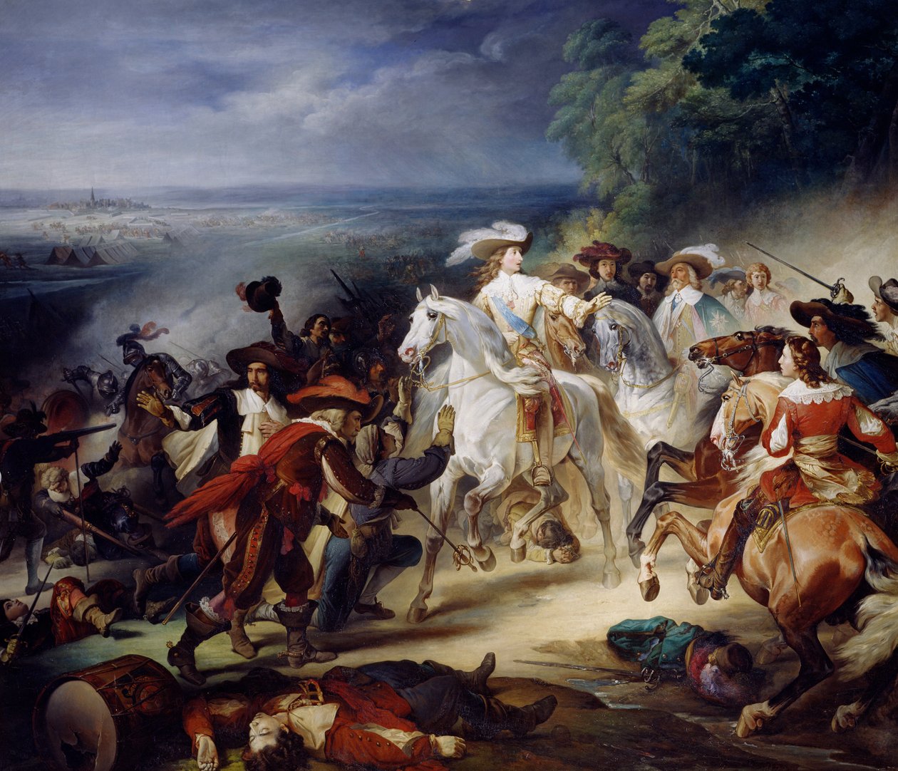 Bitwa pod Rocroy, 19 maja 1643, 1834 autorstwa François Joseph Heim
