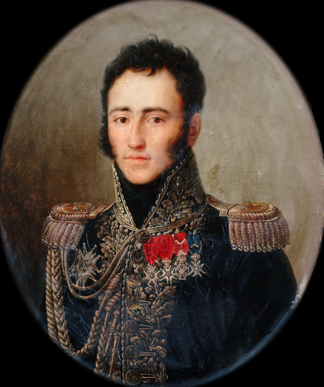Generał Edmond de Talleyrand-Périgord 1787-1872 autorstwa François Joseph Kinson