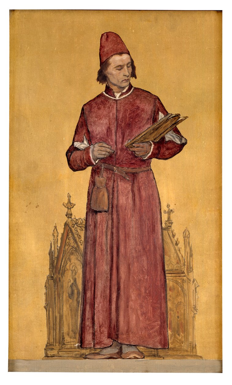 Malarz Hans Memling (olej na płótnie) autorstwa François Joseph Navez