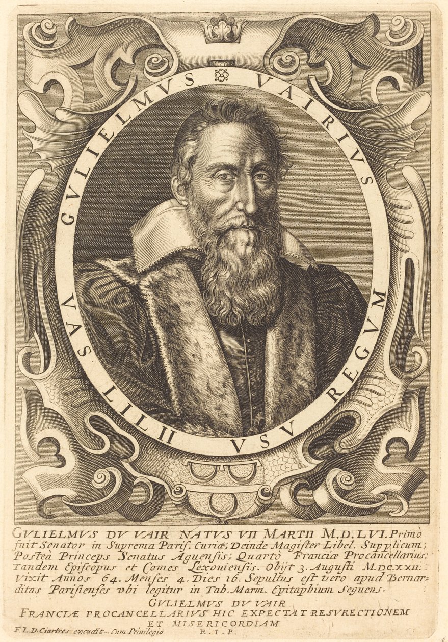 Guillaume du Vair autorstwa François Langlois