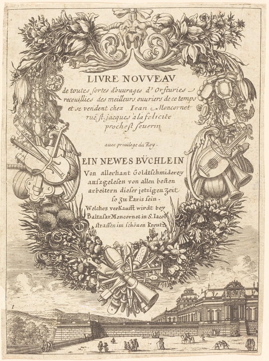 Strona tytułowa autorstwa François Le Febvre