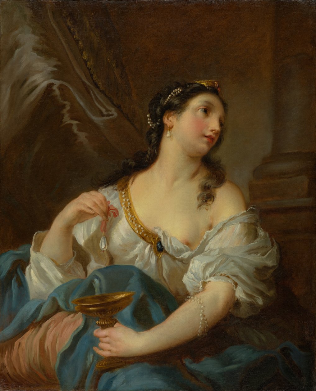 Kleopatra, ok. 1722-1724 (olej na płótnie) autorstwa François Le Moyne