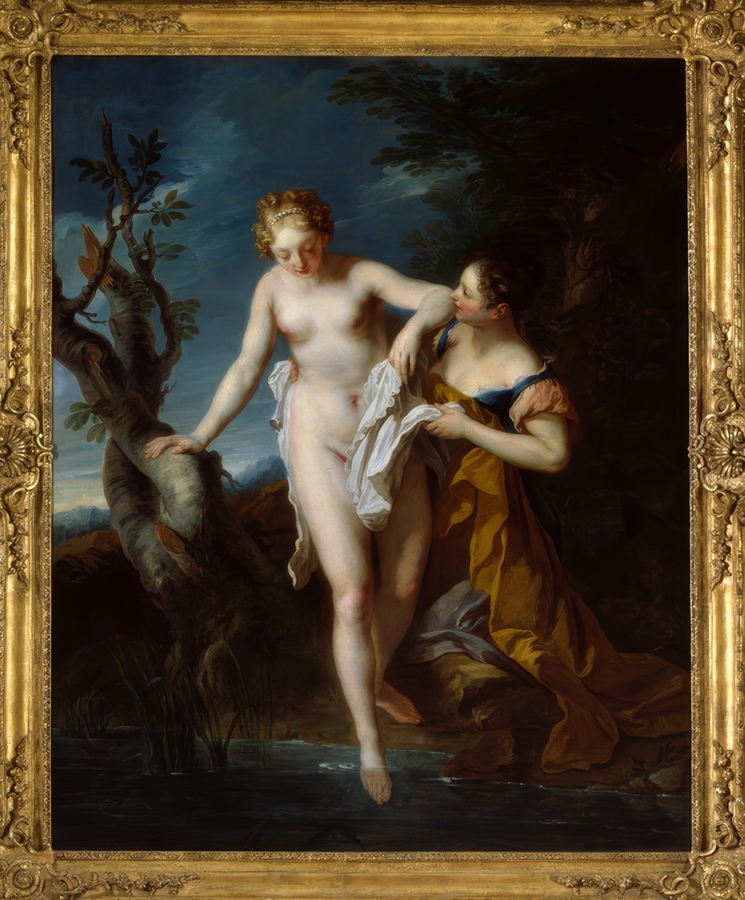 Kąpiący się autorstwa François Le Moyne