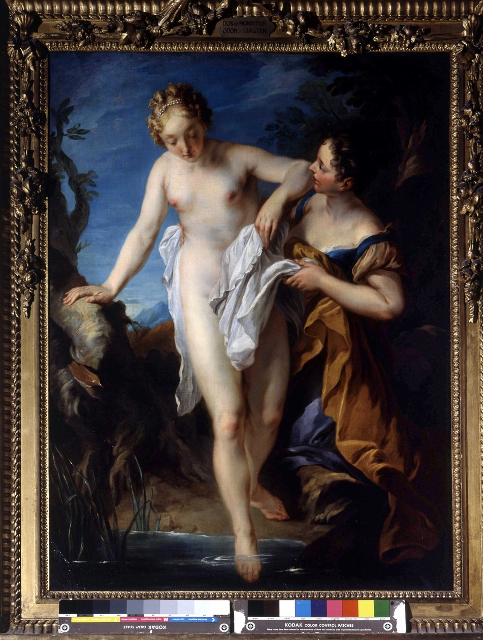 Wejście do łaźni autorstwa François Lemoyne