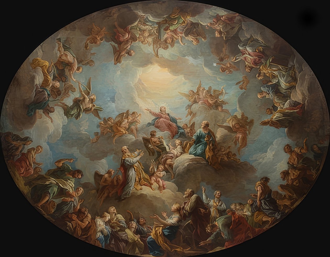 Gloryfikacja Maryi. 1732 autorstwa François Lemoyne