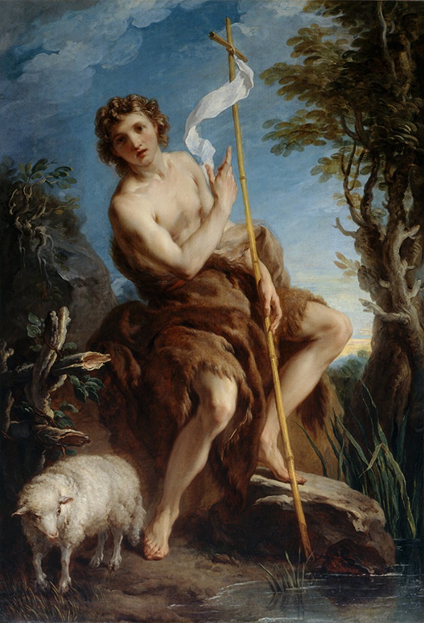Święty Jan Chrzciciel autorstwa François Lemoyne