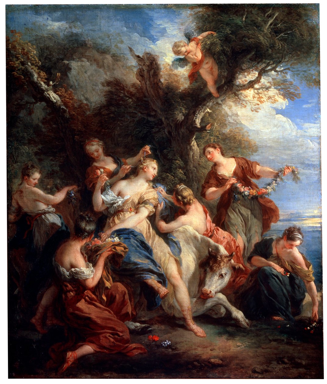 Gwałt Europy, ok. 1725 autorstwa François Lemoyne