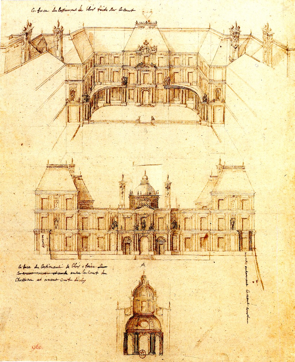 François Mansart, projekt dla Blois - Cosperec 1998 s. 160 autorstwa Francois Mansart