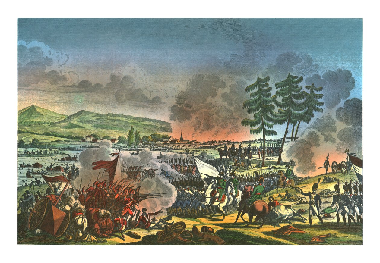 Bitwa pod Friedlandem, 14 czerwca 1807, c1850 autorstwa François Pigeot
