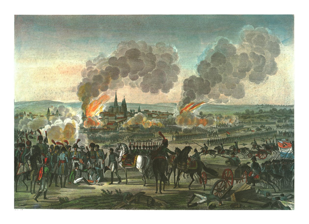 Podbój Ratyzbonu, 23 kwietnia 1809, ok. 1850 autorstwa François Pigeot