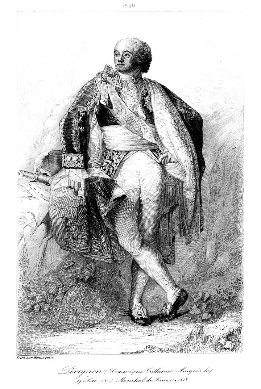 Dominique Catherine Perignon 1754-1818, markiz de Grenade i marszałek Francji, 1839. autorstwa François Pigeot