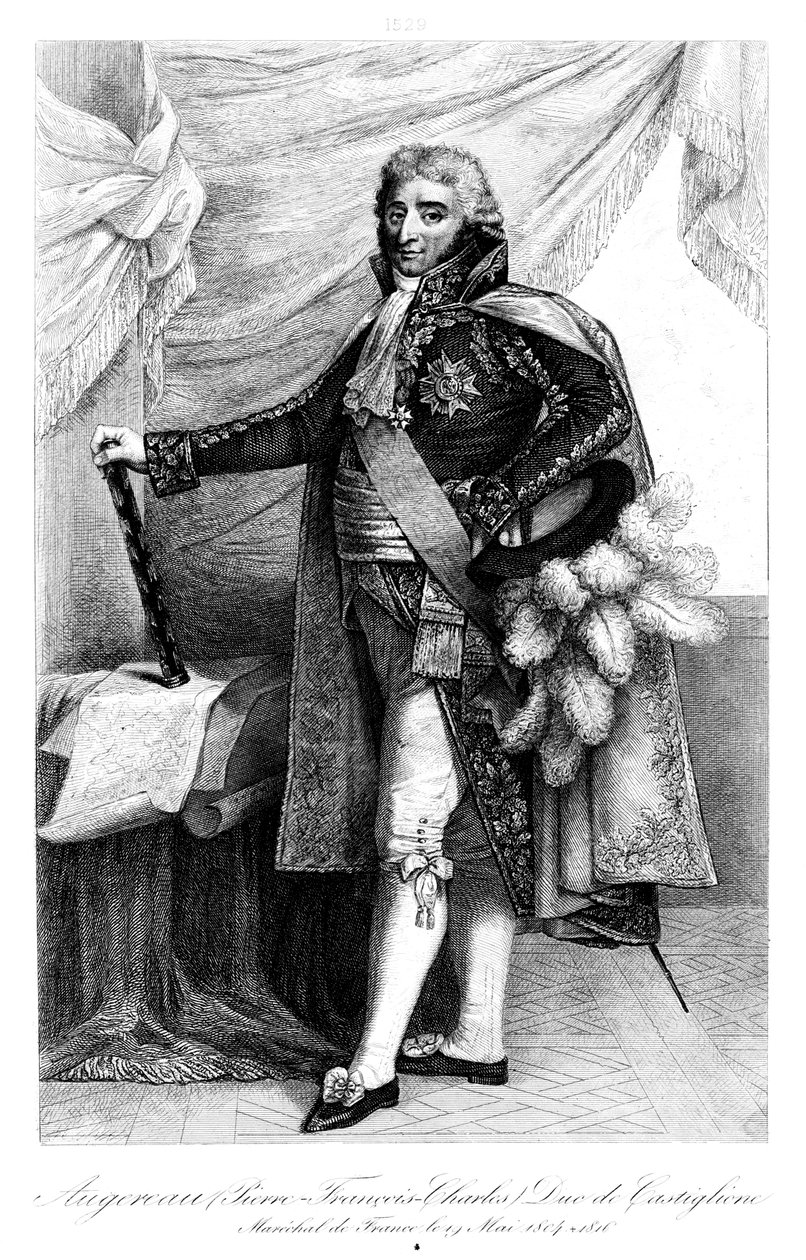 Pierre Augereau 1757-1816, książę Castiglione, 1839. autorstwa François Pigeot