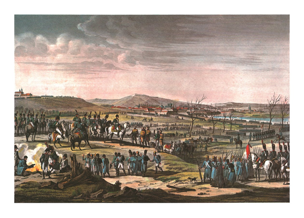 Zdobycie Ulm, 17 października 1805, ok. 1850 autorstwa François Pigeot