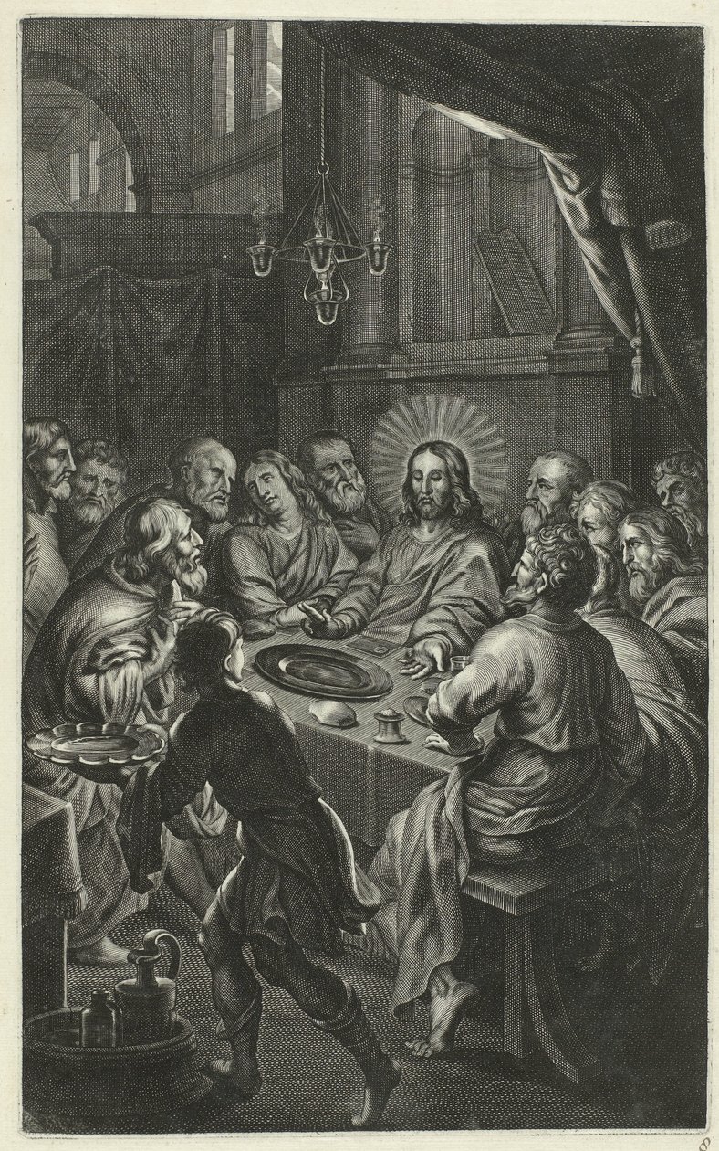 Ostatnia Wieczerza Życie Chrystusa (tytuł serii) autorstwa François Stuerhelt (possibly)