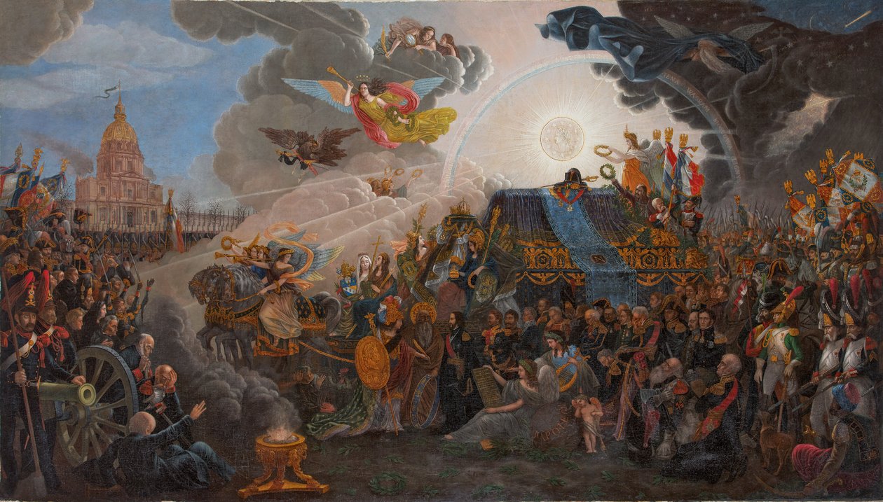Alegoria powrotu popiołów Napoleona, 1840. autorstwa François Trichot