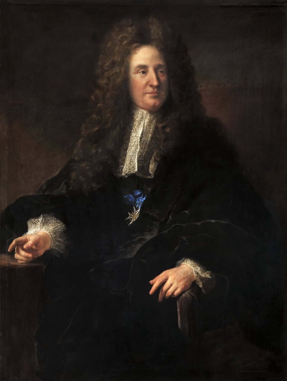 Portret Julesa Hardouina-Mansarta 1646-1701 autorstwa François Troy de