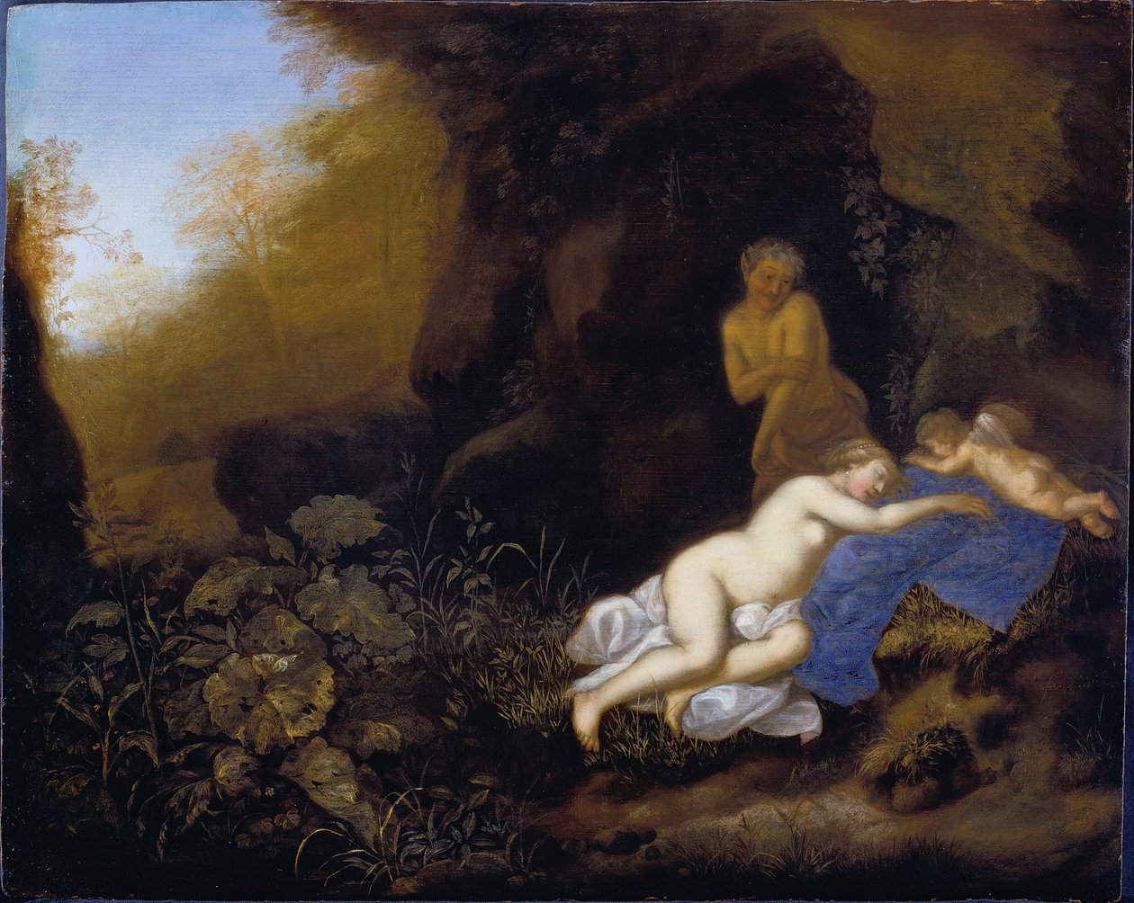 Jowisz i Antiope autorstwa François Verwilt