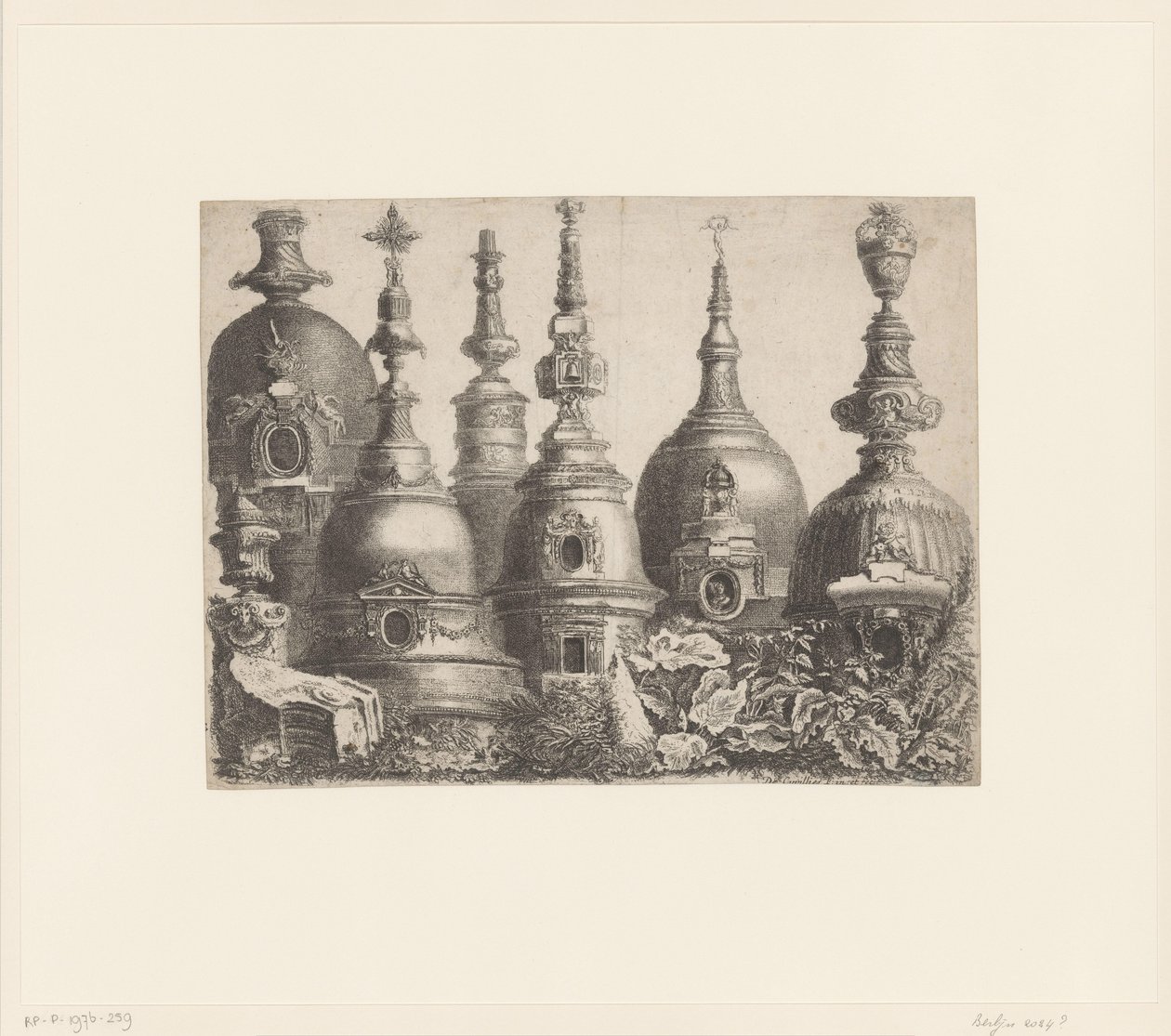 Fantasiebouwwerken Zbiór różnych części tłumiących (tytuł serii) autorstwa François de Cuvilliés (fils)
