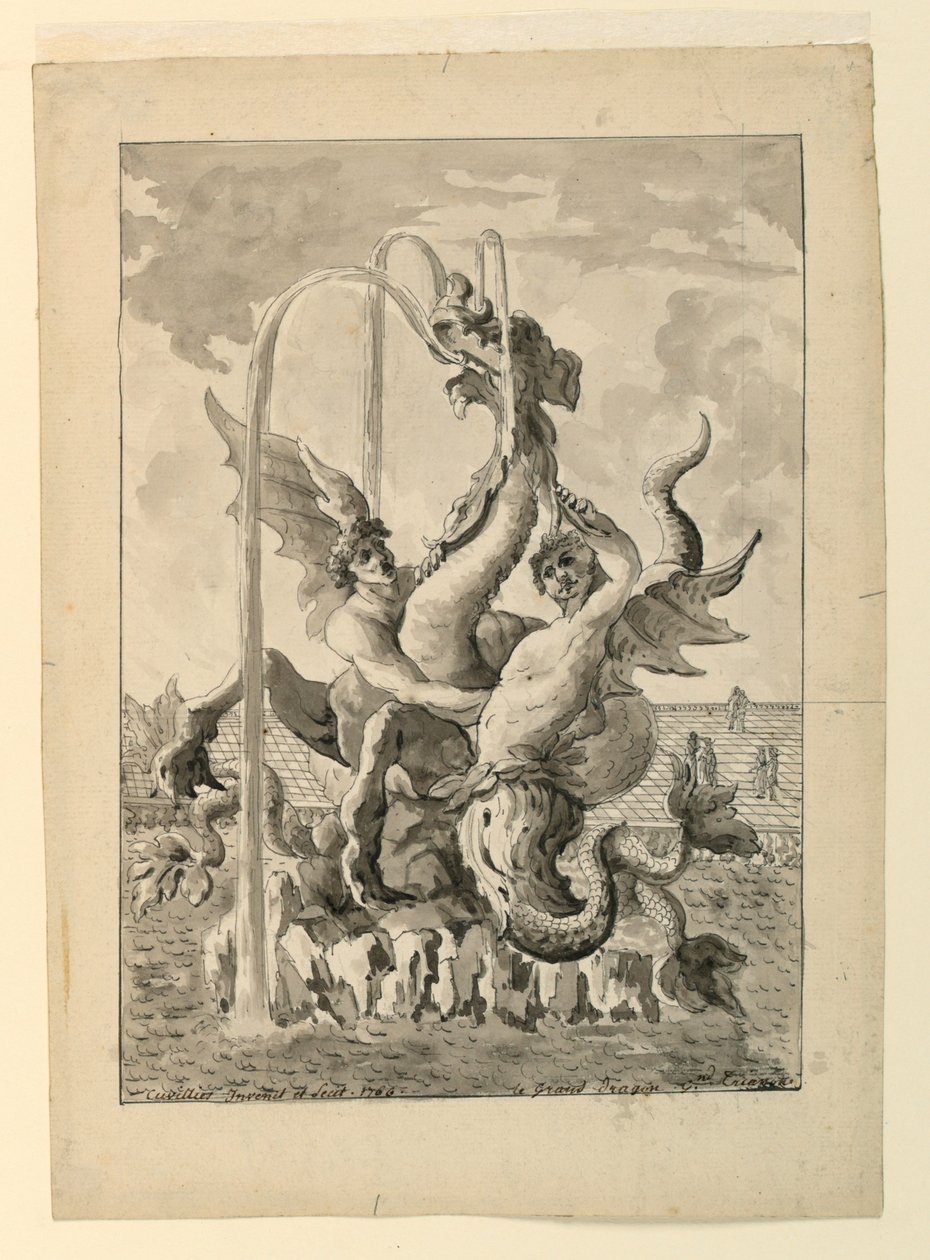 Projekt dla Grand Trianon w Wersalu autorstwa François de Cuvilliés the Elder