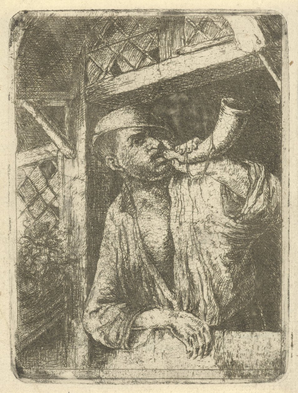Baker dmucha w róg autorstwa François de Maleck