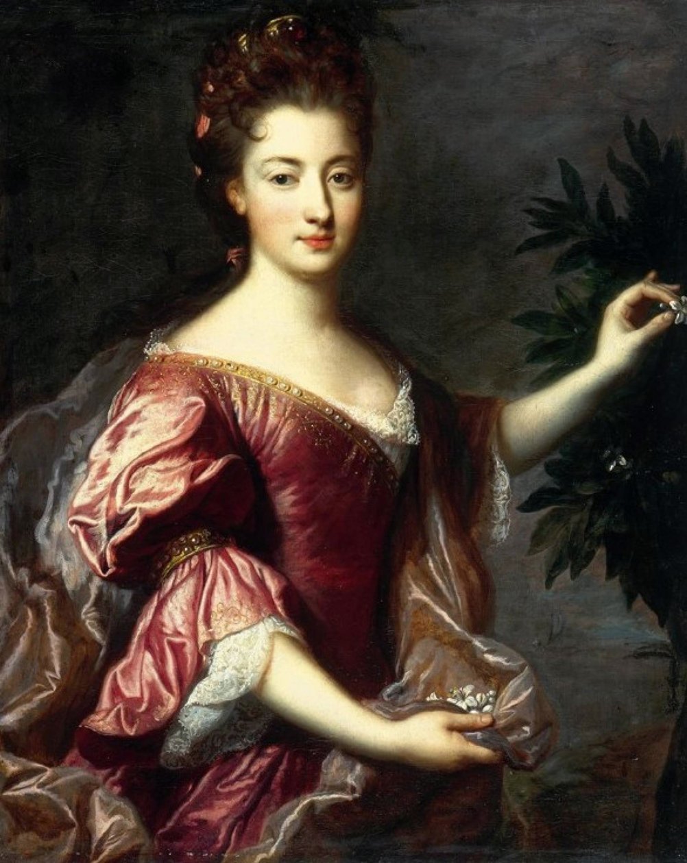 François de Troy - Marie-Anne de Bourbon, księżniczka Conti autorstwa Francois de Troy