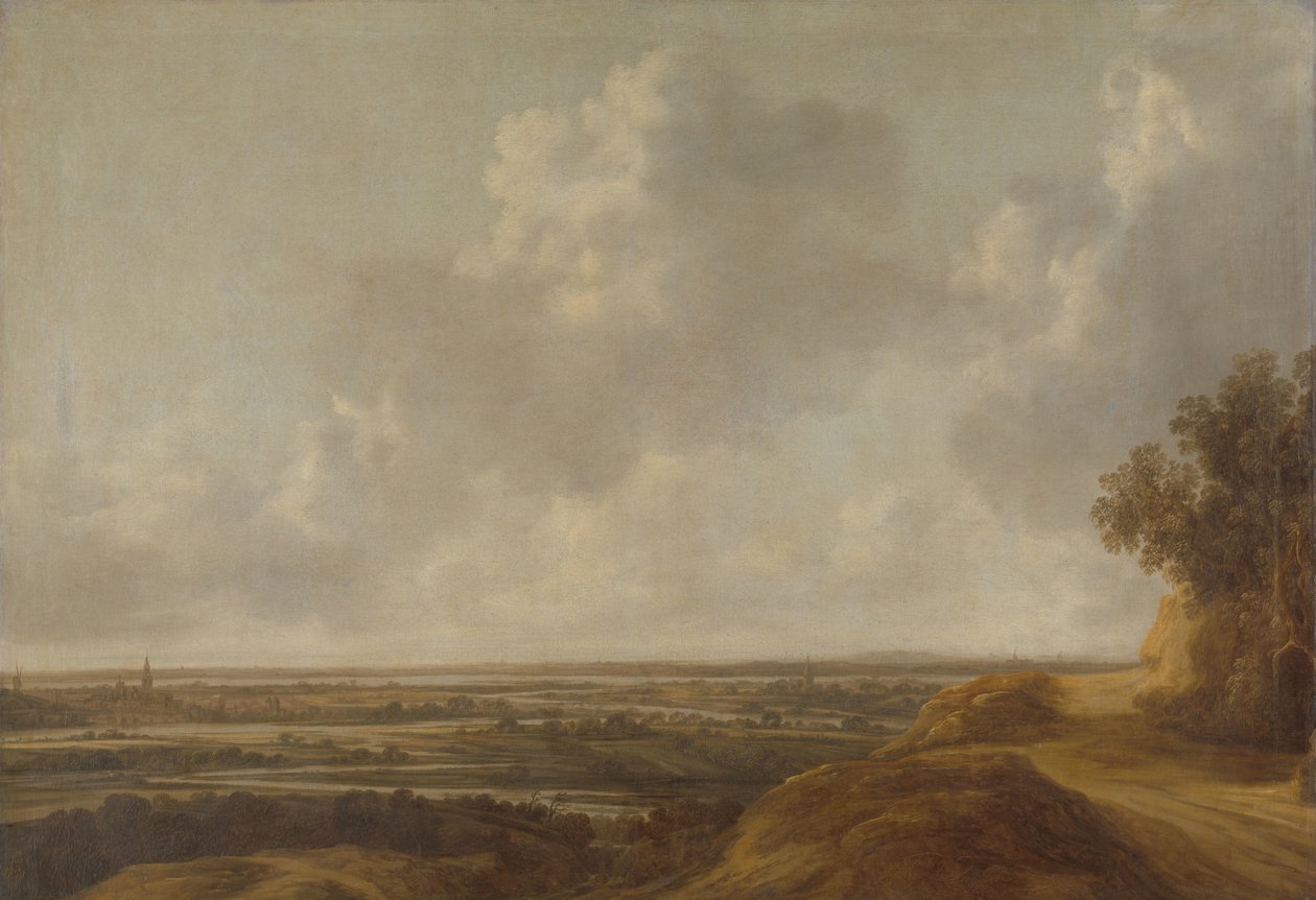 Panoramiczny krajobraz Panorama na wsi wokół Kleve autorstwa François van Knibbergen