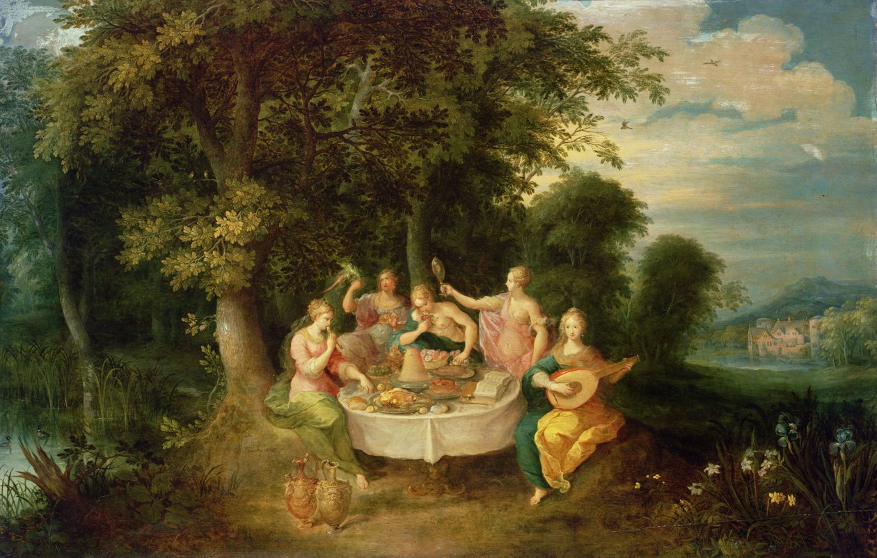 Pięć zmysłów autorstwa Abraham Govaerts