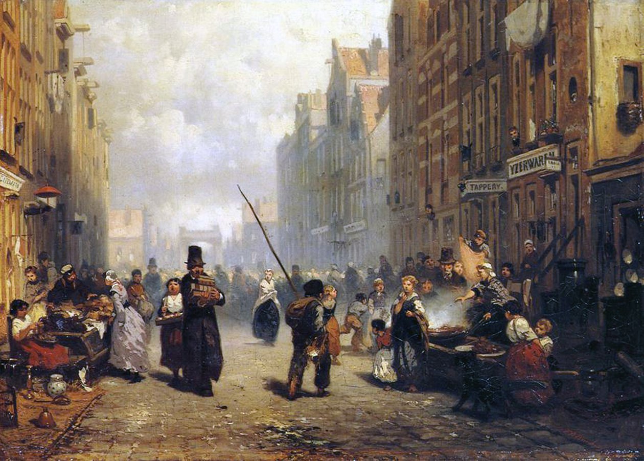 Amsterdam, dzielnica żydowska autorstwa Frans Arnold Breuhaus de Groot