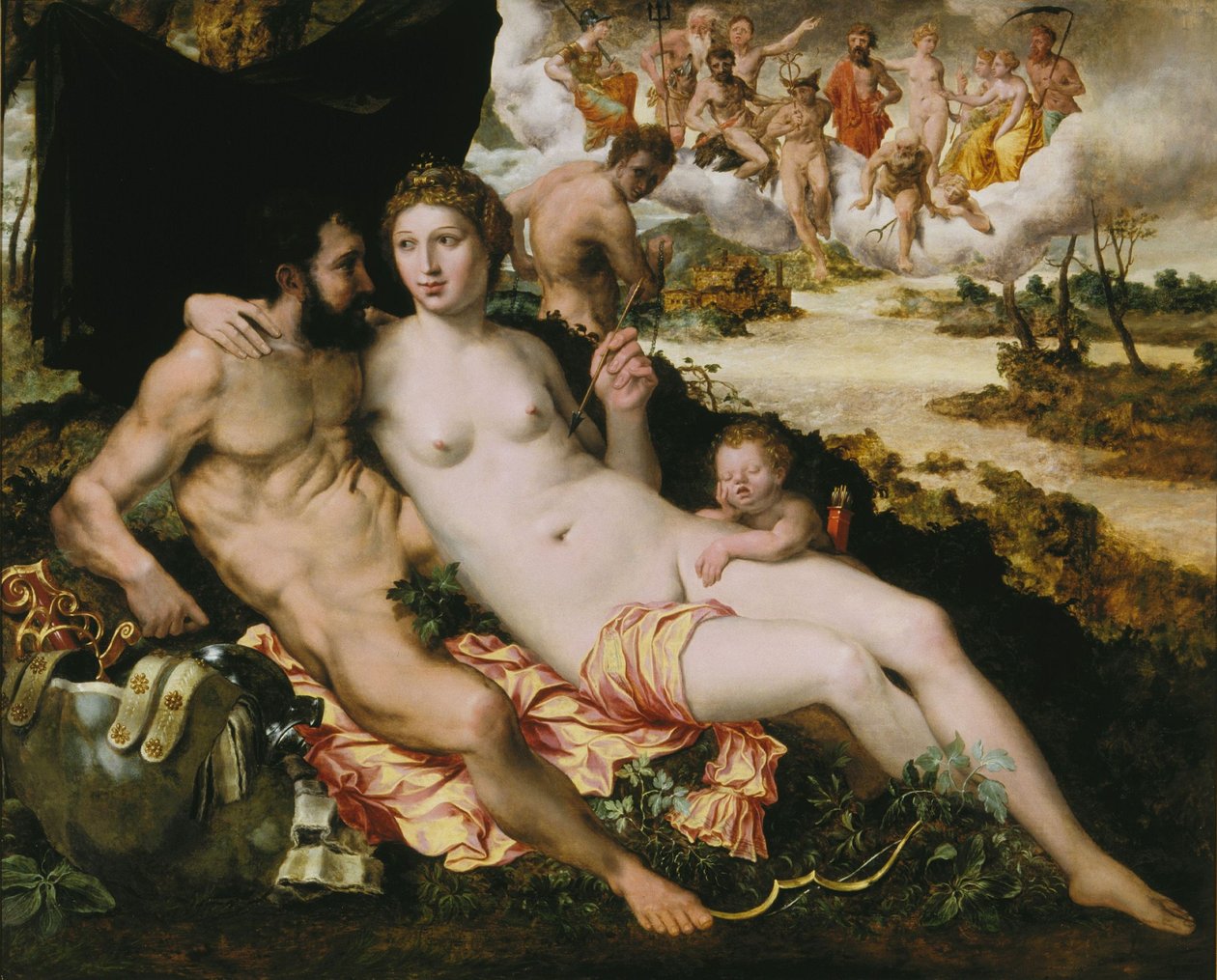 Wenus i Mars autorstwa Frans Floris