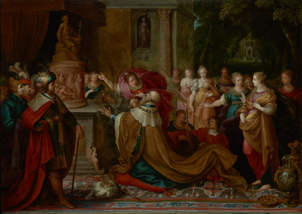 Bałwochwalstwo Salomona autorstwa Frans Francken the Younger  