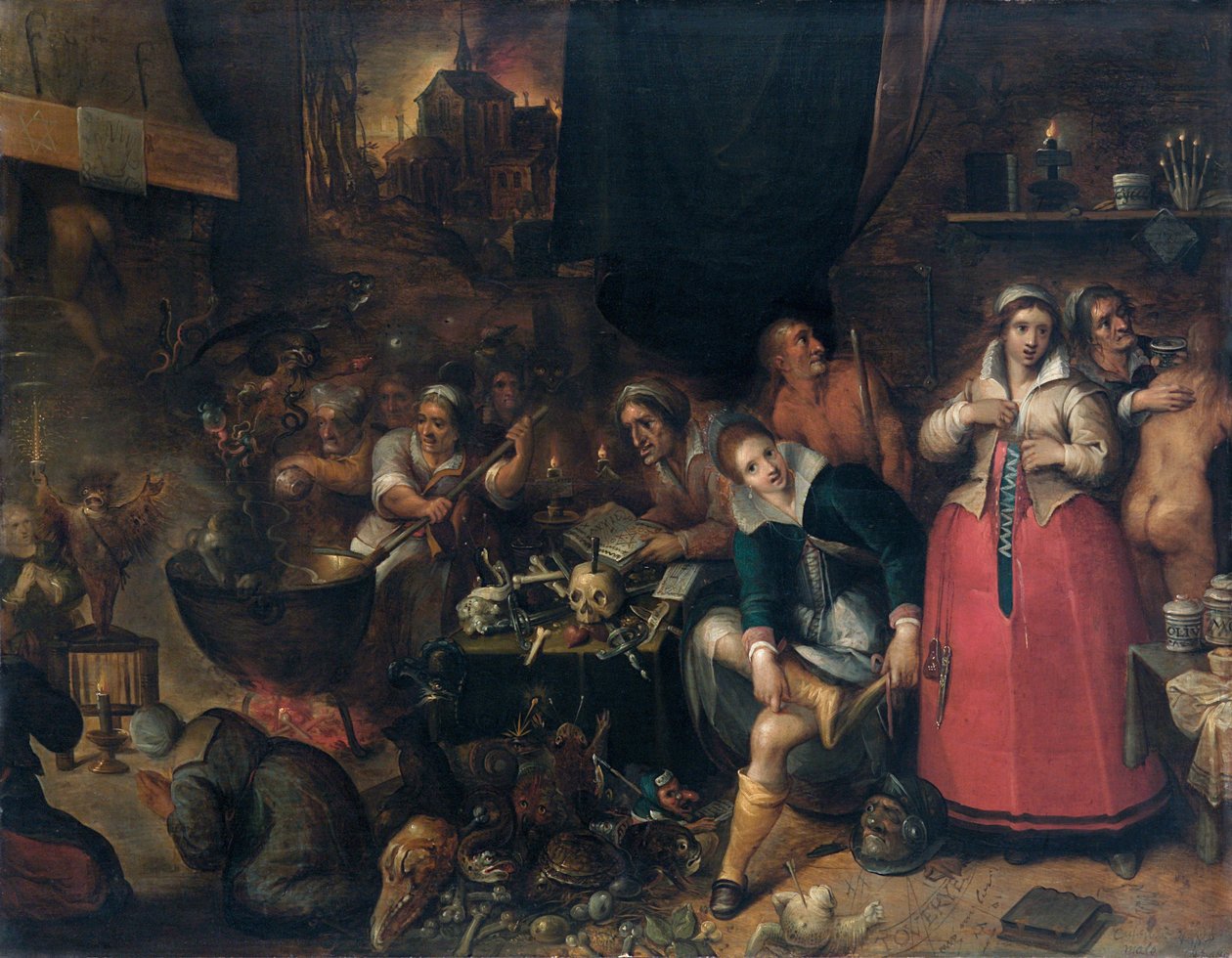 Kuchnia czarownicy autorstwa Frans II Francken the Younger