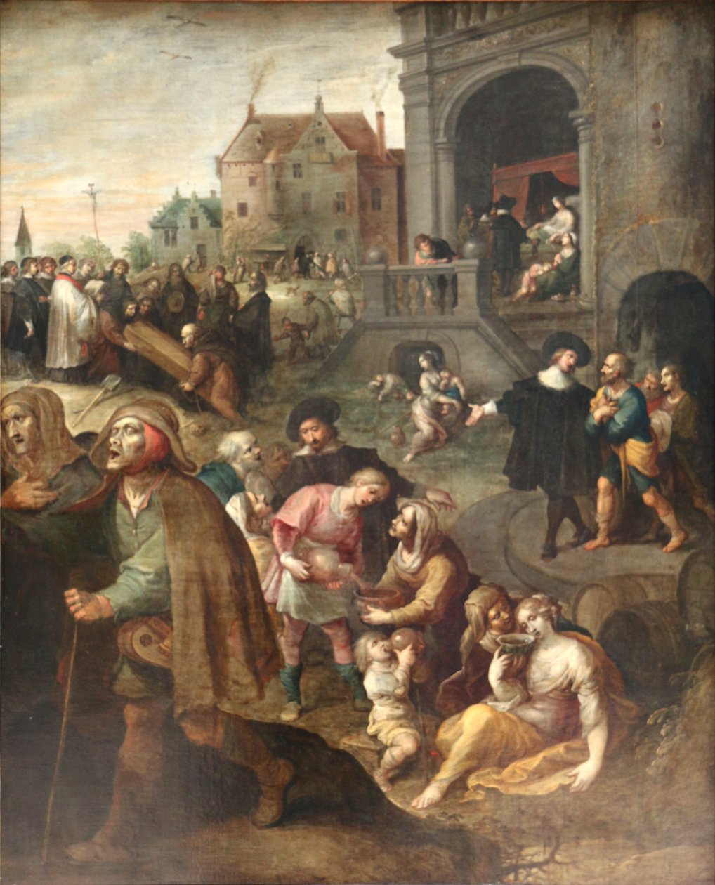 Uczynki miłosierdzia autorstwa Frans Francken the Younger