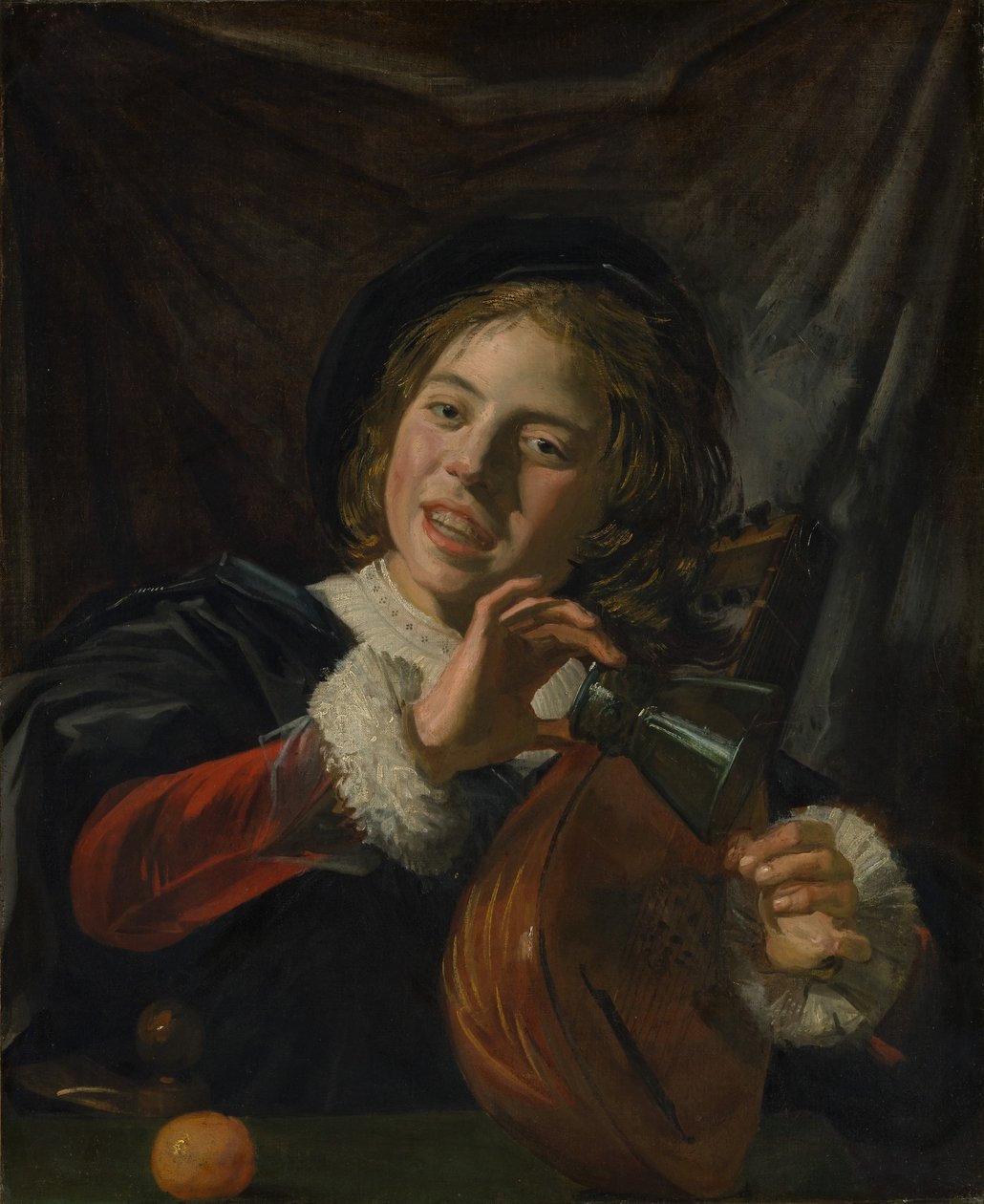 Chłopiec z lutnią autorstwa Frans Hals