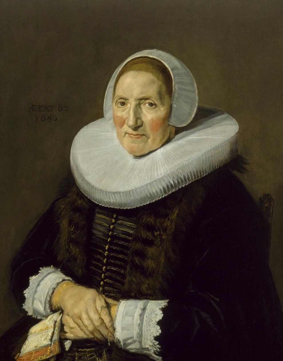 Portret starszej kobiety autorstwa Frans Hals