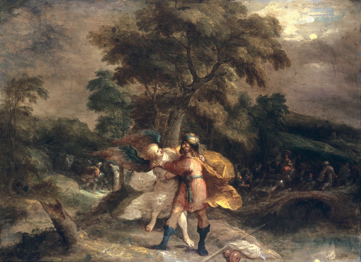 Jakub i Anioł autorstwa Frans II Francken