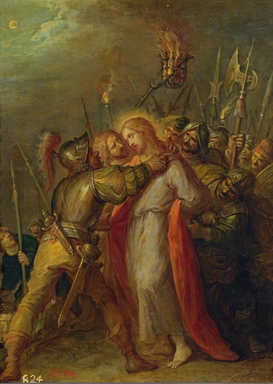 Jezus wzięty do niewoli autorstwa Frans II Francken the Younger