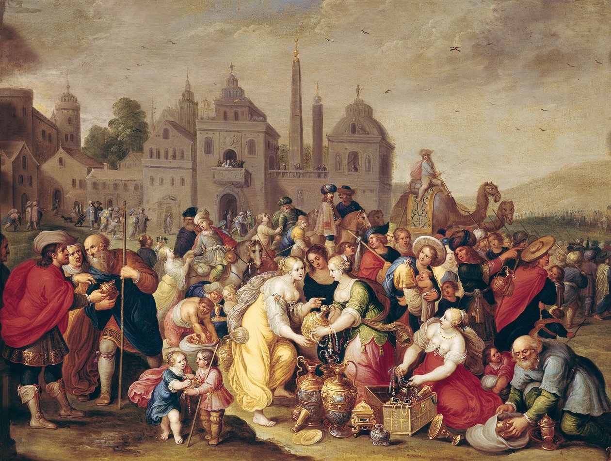Exodus lub Wazy Egipcjan autorstwa Frans II Francken the Younger