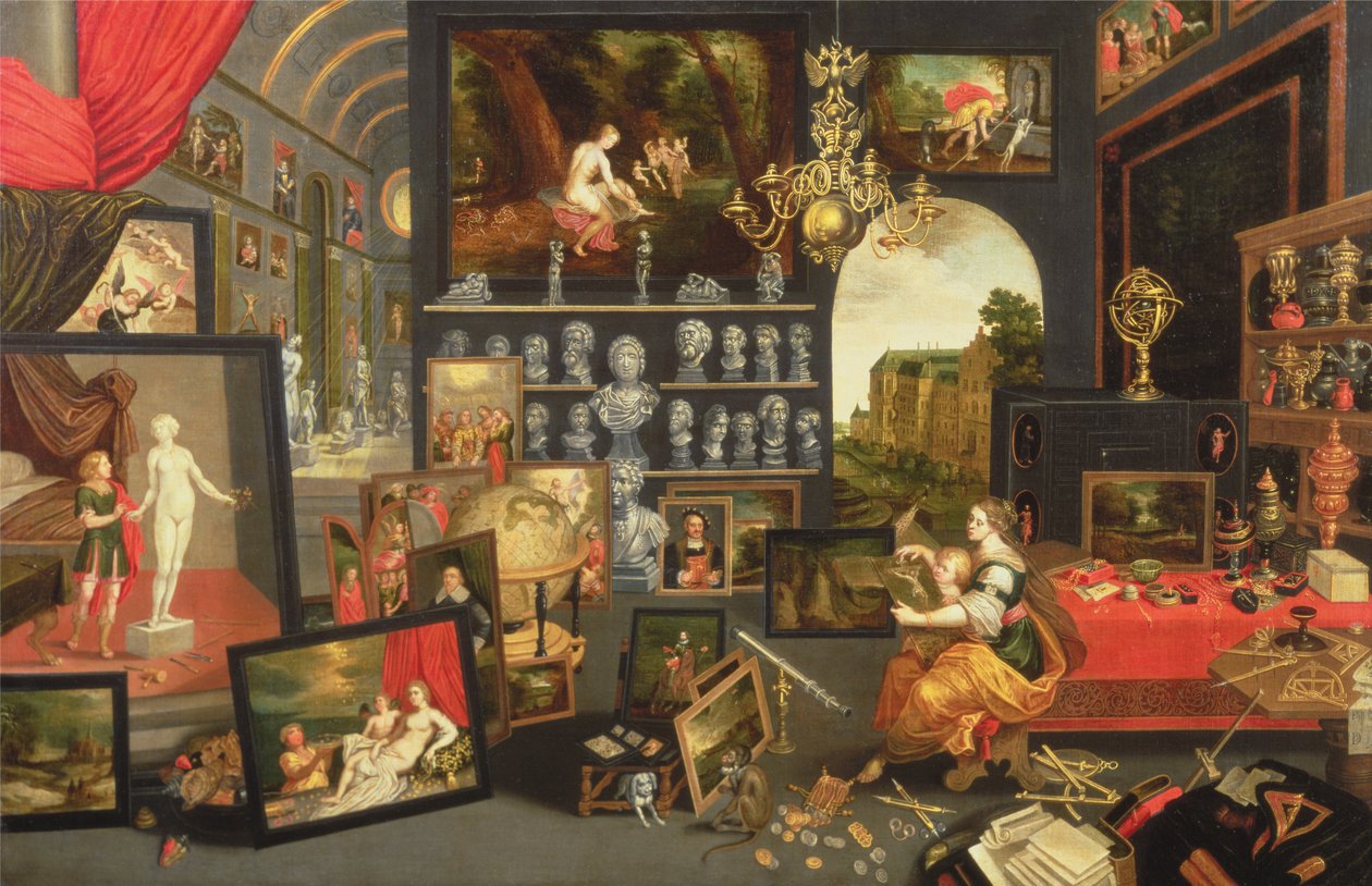 Alegoria sztuk wyzwolonych autorstwa Frans III Francken