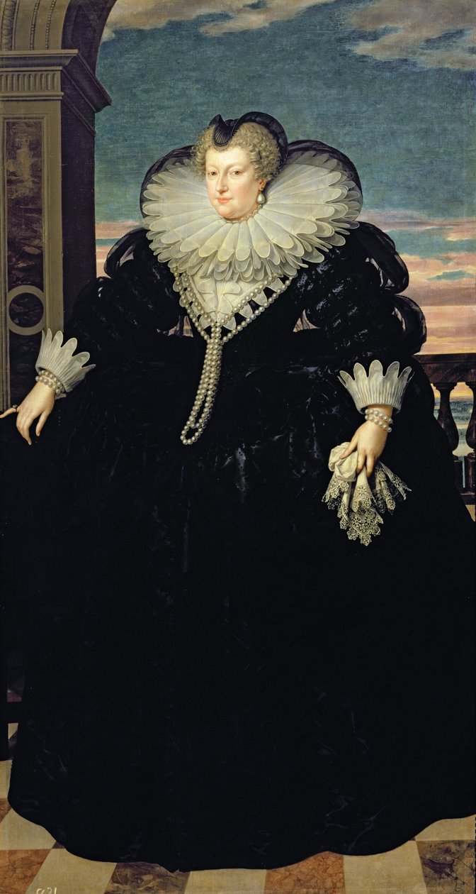 Maria de Medici (1573-1642) Królowa Francji, 1617 autorstwa Frans Pourbus the Younger