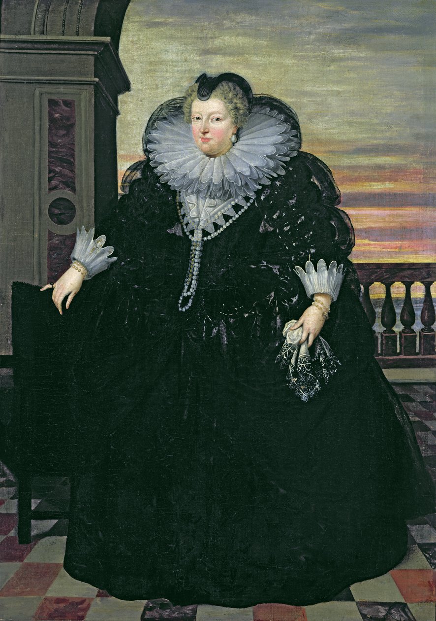 Maria de Medici (1573-1642) Królowa Francji, 1617 autorstwa Frans Pourbus the Younger